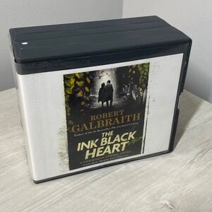 The Ink Black Heart Galbraith Cormoran Strike Unabridged Audiobook 27 CD ExLib